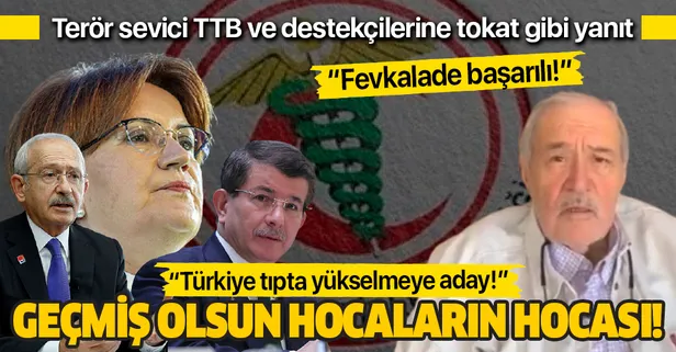 Terör sevici Türk Tabipler Birliği ve destekçilerine İlber Ortaylı'dan tokat gibi yanıt!