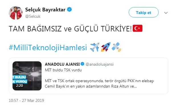 Selçuk Bayraktar'tan Kandil'deki operasyona çarpıcı yorum: Bu haberde tam bağımsız güçlü Türkiye var-2