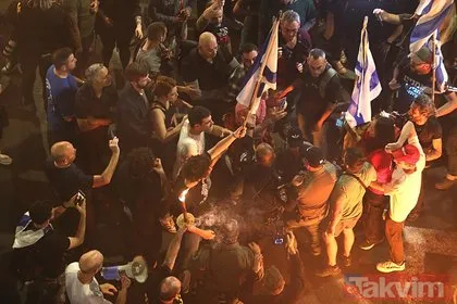 İsrail sokakları karıştı | Tel Aviv sokaklara döküldü! Katil Netanyahu’ya tepki yağdı: İstifa et