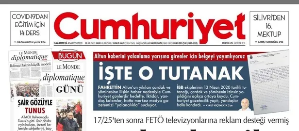 Cumhuriyet Gazetesi Genel Yayın Yönetmeni Aykut Küçükkaya da yalan haber hazırlamış!-1