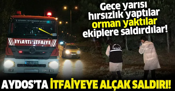 İtfaiye personeline tüfekle ateş açıldı
