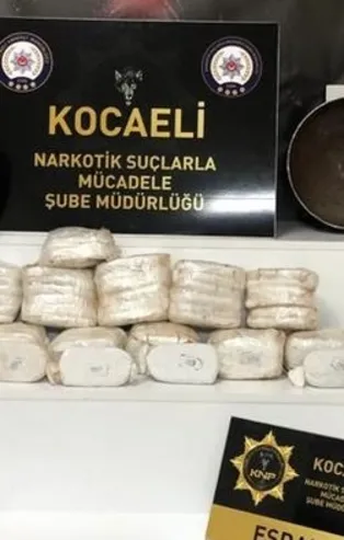 LPG tankında 17 kilo esrar ele geçirildi!