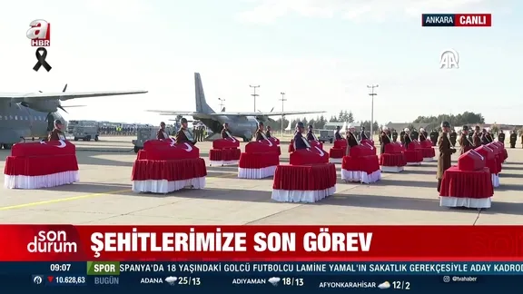 Türkiye şehitlerini uğurluyor