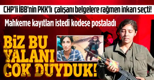 CHP'li İBB’de çalışan PKK’lı Şafak Duran hakim karşısına çıktı!