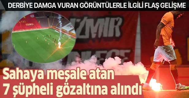 Sahaya paraşütlü meşale atan ve sosyal medyadan paylaşım yapan 7 şüpheli gözaltına alındı