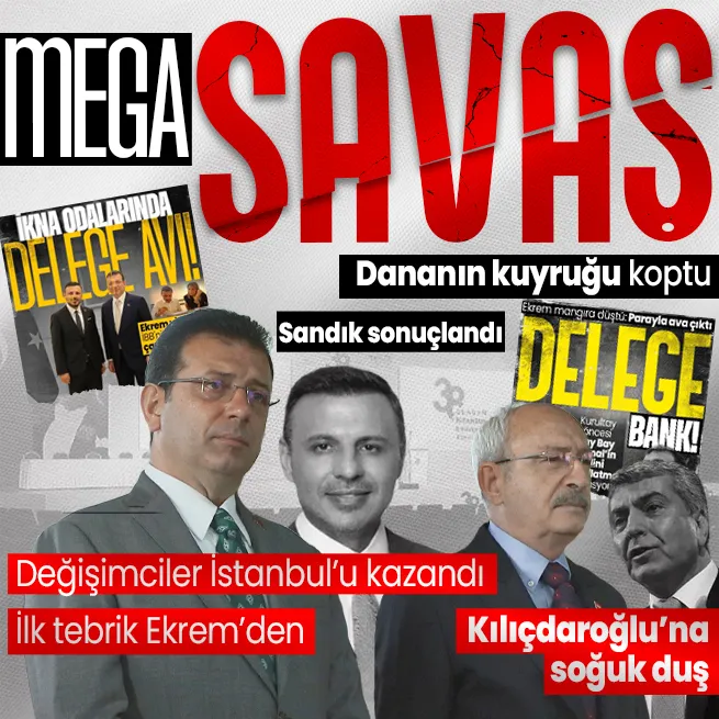 CHPde delege savaşları! Kemal Kılıçdaroğluna soğuk duş! Değişimcilerin adayı Özgür Çelik yeni il başkanı oldu