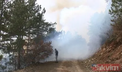 Son dakika: Bursa’daki orman yangını 17,5 saat sonra kontrol altına alındı! 60 hektarlık alan zarar gördü