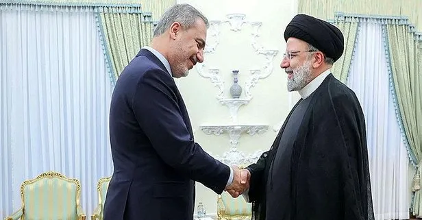 Dışişleri Bakanı Hakan Fidan İran Cumhurbaşkanı İbrahim Reisi ile görüştü