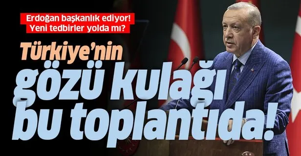 Son dakika: Kabine, Başkan Erdoğan liderliğinde toplandı! Kovid-19’la mücadelede yeni tedbirler alınacak mı?