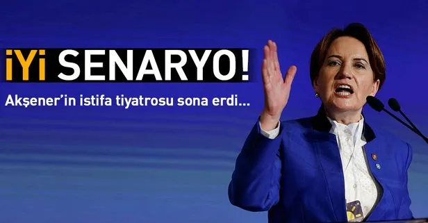 İstifa tiyatrosu sona erdi