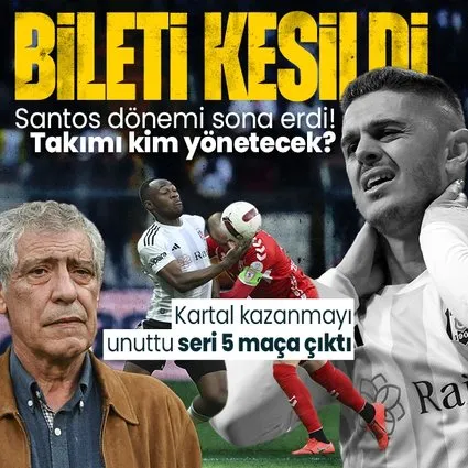 Beşiktaş 1-1 Yılport Samsunspor MAÇ SONUCU - ÖZET | Kartal’ın ligdeki galibiyet özlemi 5 maça çıktı: Santos ile yollar ayrıldı