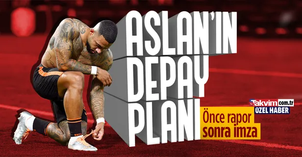 Galatasaray'ın Memphis Depay planı! Önce rapor sonra imza