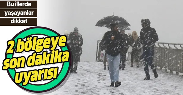 HAVA DURUMU | Meteorolojiden 2 bölgeye son dakika uyarısı! Bugün hava nasıl olacak?