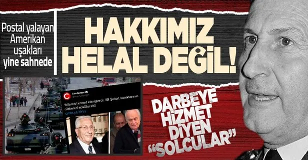 Askeri darbeye hizmet diyen solcular