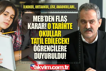 Okul öncesi, 1,2,3,4,5,6,7,8,9,10,11,12. sınıflar Ramazan’da... MEB’den flaş karar, kabul edildi! Milli Eğitim Bakanı Mahmut Özer ’Tatil’ diyerek duyurdu!