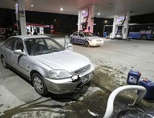 Alkollü sürücü benzinlikte ortalığı savaş alanına çevirdi