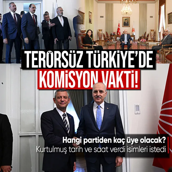 Terörsüz Türkiye komisyonu kuruluyor! Hangi partiden kaç kişi olacak? TBMM Başkanı Kurtulmuş tarihi verdi isim istedi
