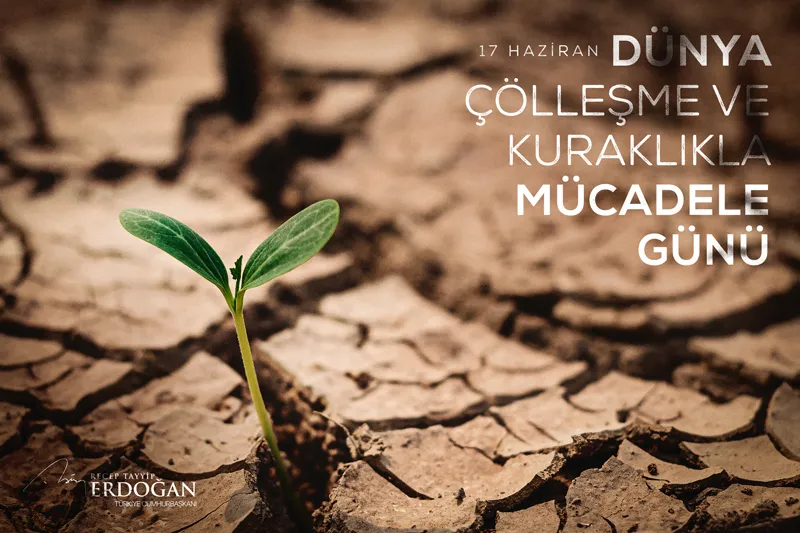 Başkan Recep Tayyip Erdoğan'dan Dünya Çölleşme ve Kuralıkla Mücadele Günü mesajı-1