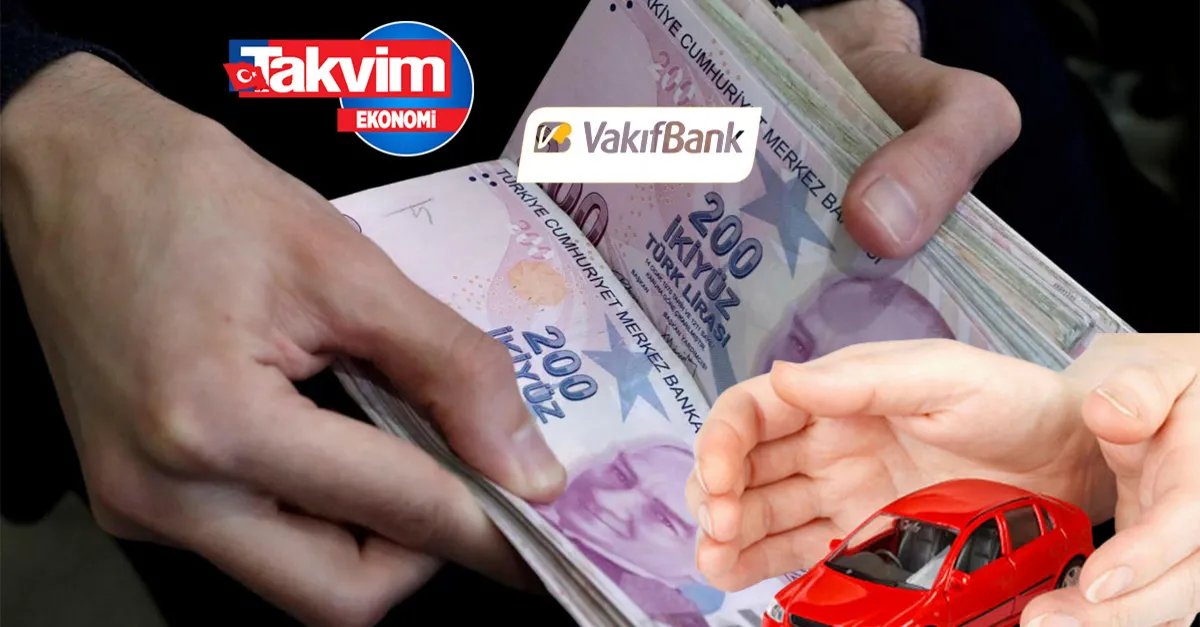Vakıfbank jet hızında duyurdu 50.000 TL peşin para! Mega kampanya başladı: 3 ay ödeme alınmayacak! 48 ay vadeli araba kredisi...