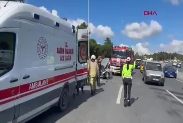 Şile Otoyolu'nda kaza: 4 yaralı