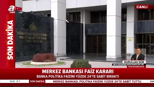 Merkez Bankası faiz kararını açıkladı