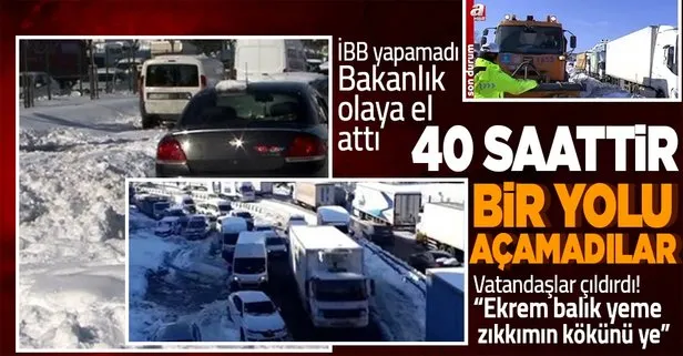 Bakanlık devreye girdi! Vatandaş 40 saattir bekledi
