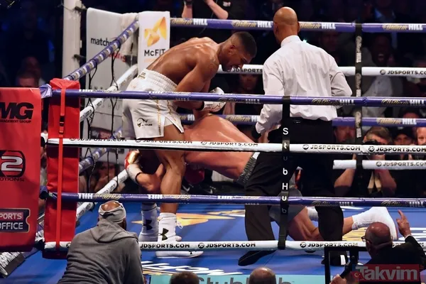 Anthony Joshua - Wladimir Klitschko maçı nefes kesti! - 27