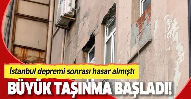 İstanbul depremi sonrası büyük hasar almıştı! İstanbul’un en büyük kurumu taşınmaya başlandı!