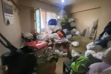 Evden 5 ton çöp çıktı