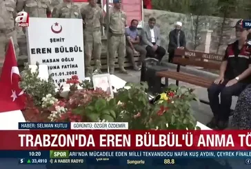Trabzon’da Eren Bülbül’ü anma töreni