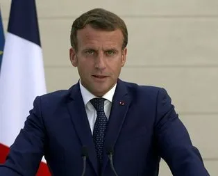 Macron tükürdüğünü yaladı! Flaş sözler