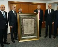 İTO Başkanı’ndan Erdoğan’a anlamlı hediye