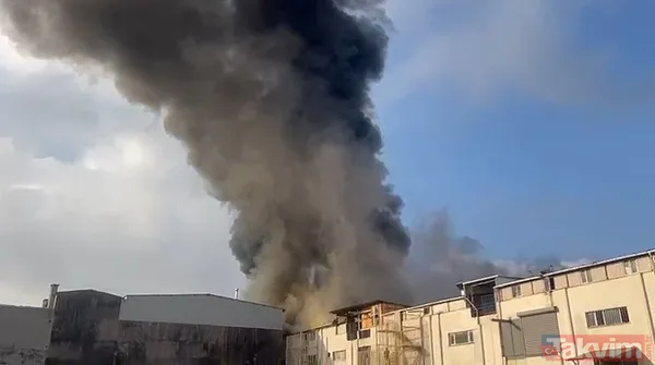 Bağcılar'da panik! Tekstil atölyesinde patlama sonrası yangın - 2