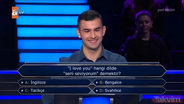 Kim Milyoner Olmak İster'e katılan işitme engelli yarışmacı azmiyle geceye damgasını vurdu! - 13