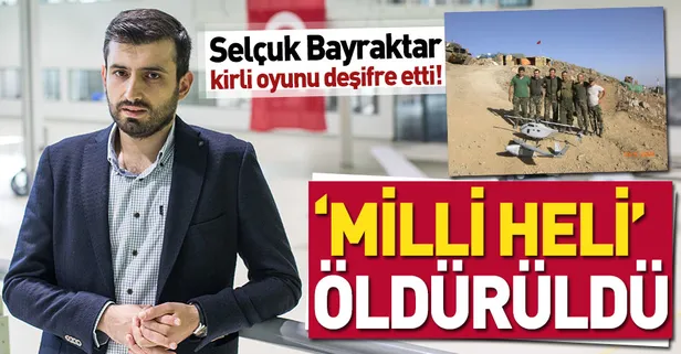Selçuk Bayraktar 'Milli Heli' üzerindeki kirli oyunu deşifre etti!