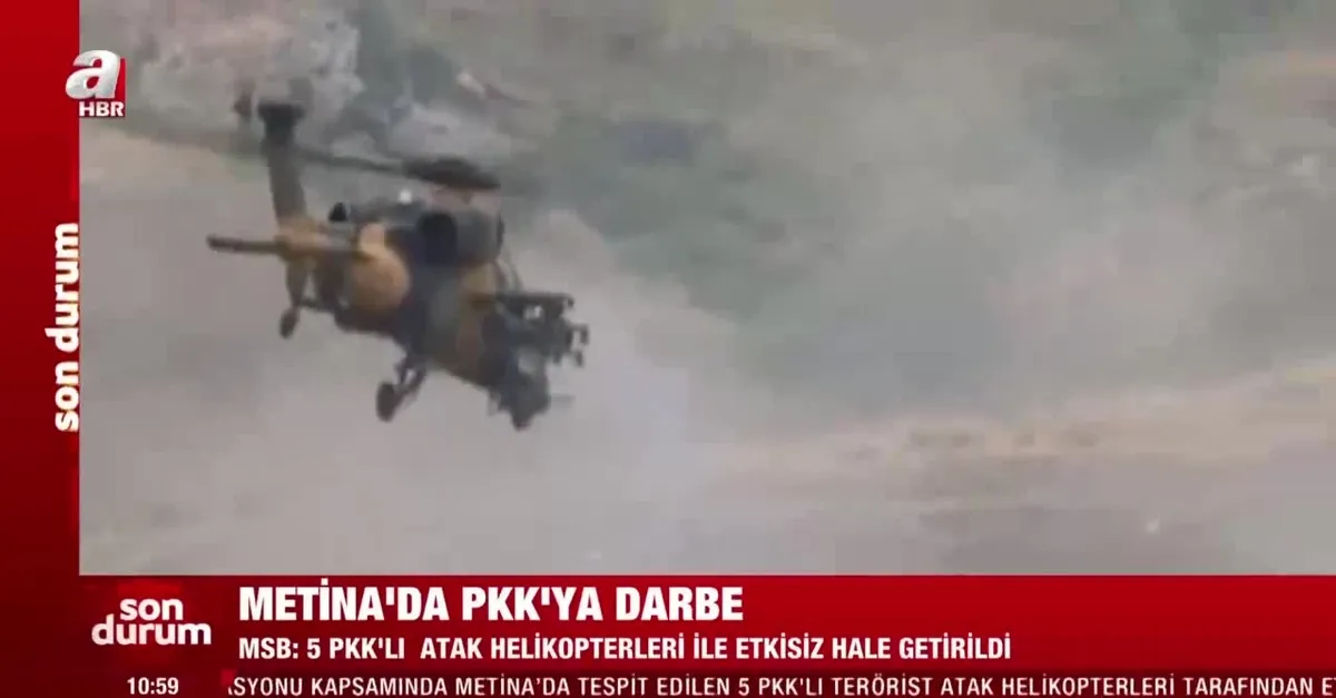 PKK'ya Irak'ın kuzeyinde darbe! ATAK ile vuruldular