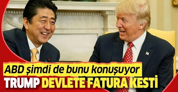 ABD medyası: Donald Trump, eski Japonya Başbakanı Abe’nin ziyaretindeki ikram masraflarını fatura etti