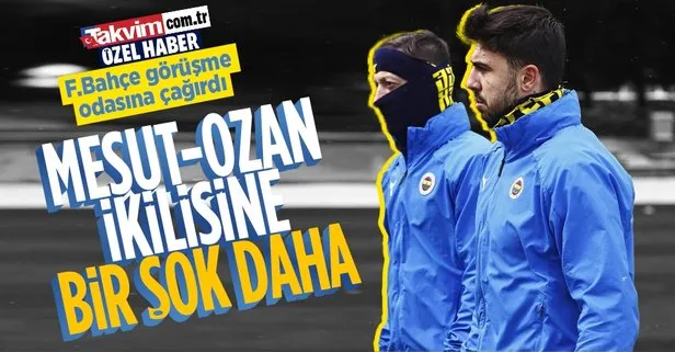 Fenerbahçe’de Mesut Özil ve Ozan Tufan ikilisine bir şok daha