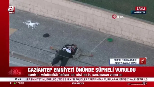 Gaziantep Emniyet Müdürlüğü hareketli anlar! "Üzerimde bomba var" diyen şahıs böyle etkisiz hale getirildi