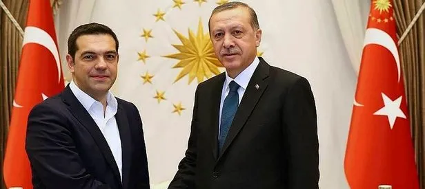 Cumhurbaşkanı Erdoğan Çipras’la görüştü