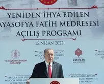 Erdoğan Fatih’in emanetini hizmete açtı!