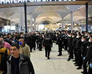 İstanbul Havalimanı’nda hareketli dakikalar