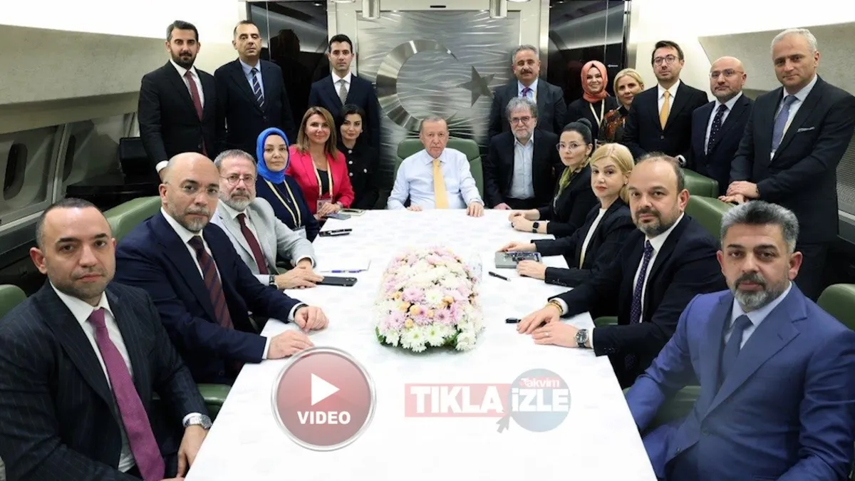 Erdoğan'dan uçakta önemli açıklamalar!