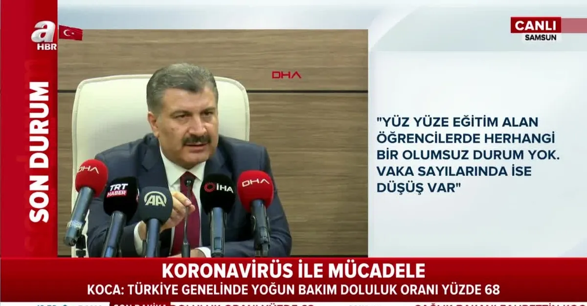 Yeni koronavirüs tedbirleri alınacak mı? Sağlık Bakanı Fahrettin Koca açıkladı