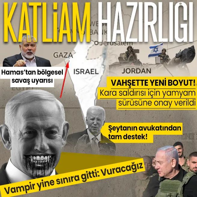 Soykırımcı İsrail hükümeti, Gazze’ye kara saldırısı için orduya onay verdi | Netanyahu sınıra gitti: Hazırız