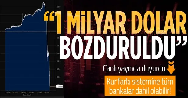 1 milyar dolar bozduruldu!