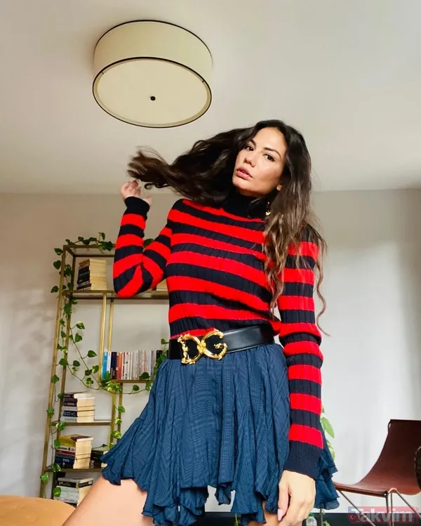 Demet Özdemir ev haliyle görenleri şaşkına çevirdi! Süper mini pijamasıyla baş aşağı paylaştı! Oğuzhan Koç’un müstakbel eşi... - 3