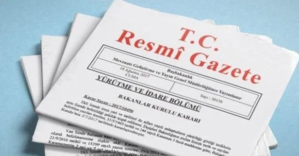 Atama kararı Resmi Gazete'de
