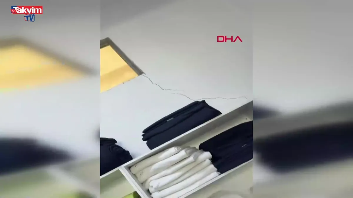 Maltepe'de 7 katlı bina çöktü! Çökmeden önce kaydedilen çatlak görüntüleri ortaya çıktı