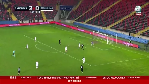Gaziantep FK 4-0 İstanbulspor | Gol: K. Kodro